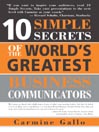 Cover image for 10 Simple Secrets of the World's Greatest Business Communicators